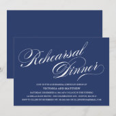 ZIJSCRIPT | REHEARSAL DINER INVITATION KAART (Voorkant / Achterkant)