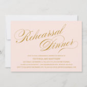 ZIJSCRIPT | REHEARSAL DINER INVITATION KAART (Voorkant)