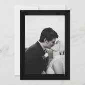 Zijscriptie Save The Date Foto Aankondigingskaart (Achterkant)