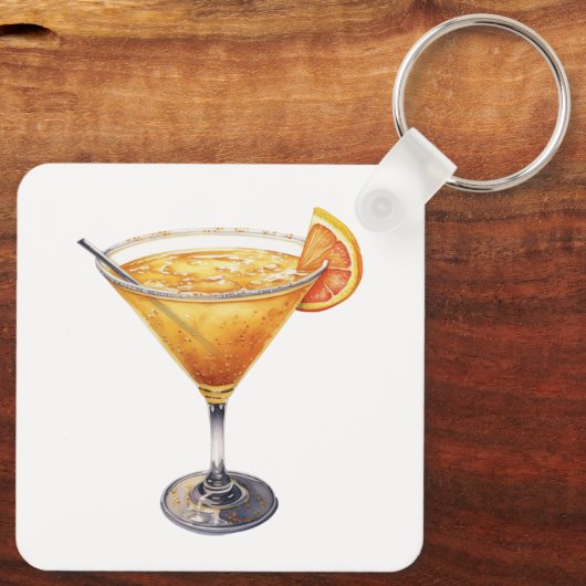zijspan-cocktail-Drink Sleutelhanger (Achterkant)