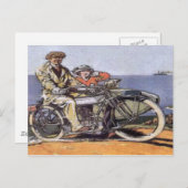  zijspanmotor briefkaart (Voorkant / Achterkant)