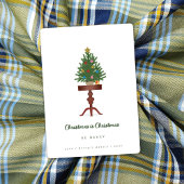 Zijtafel Kerstboom Kerst Kaart