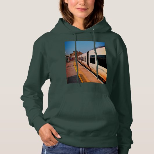 Zijtrein, op het station hoodie (Voorkant)