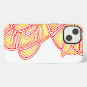 Zijvlam iPhone draagtas Hoesje (Achterkant horizontaal)