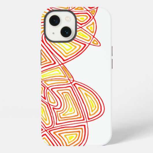 Zijvlam iPhone draagtas Hoesje (Achterkant)