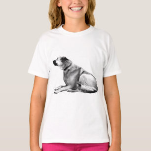Zijwaarts Verlicht Waakhond T-shirt