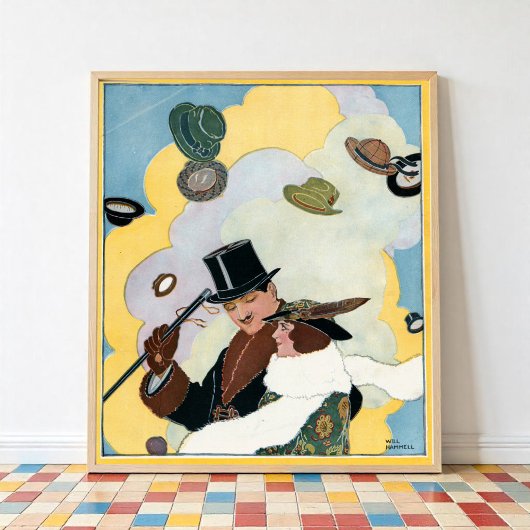 Zijwinden (1914) poster