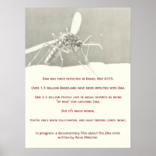 Zika Documentair Poster van RoseWrites