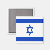 ZIL001 Israëlische FLAG Israël, Fridge Magneet (Voorkant / Achterkant)
