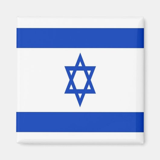 ZIL001 Israëlische FLAG Israël, Fridge Magneet (Voorkant)