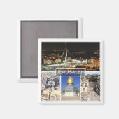 ZIL004 JERUSALEM, Israël, Midden-Oost-Azië, Fridge Magneet (Voorkant / Achterkant)