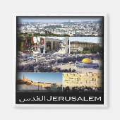 ZIL005 JERUSALEM, Israël, Midden-Oosten, Fridge Magneet (Voorkant)