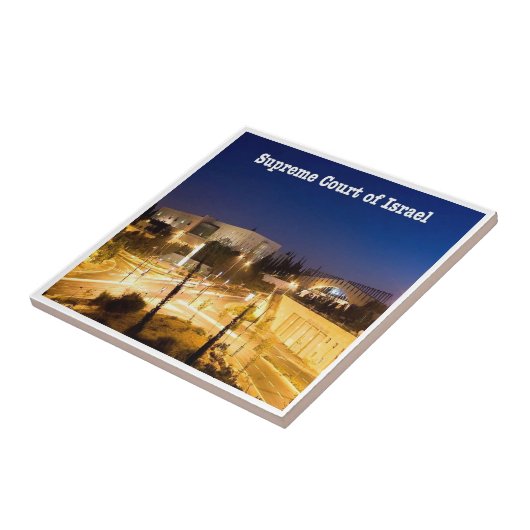 zIL009 HOGE RAAD VAN ISRAËL, Jeruzalem, Tegeltje (Zijkant)