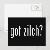 zilch? briefkaart (Voorkant / Achterkant)