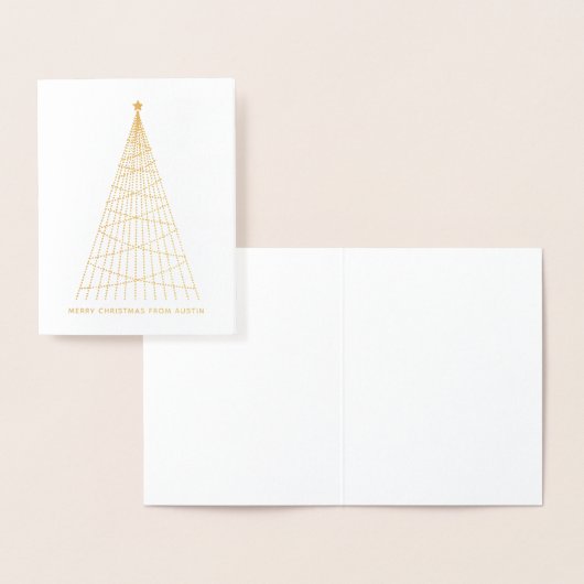 Zilker Austin Texas Kerstmis Kaart (Display)