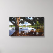 Zilker Park - Austin Texas Skyline 3 Canvas Afdruk (Voorkant)