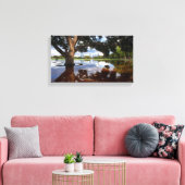 Zilker Park - Austin Texas Skyline 3 Canvas Afdruk (Insitu (Woonkamer))
