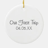 Zilker Park Austin Texas Waterverf Keramisch Ornament (Achterkant)