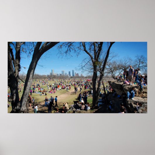 Zilker Park Kite Festival 2 - Austin Texas Poster (Voorkant)