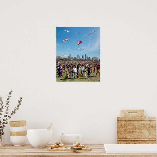 Zilker Park Kite Festival 3 - Austin Texas Poster (Keuken)