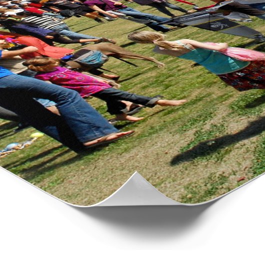 Zilker Park Kite Festival 3 - Austin Texas Poster (Hoek)