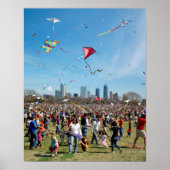 Zilker Park Kite Festival 3 - Austin Texas Poster (Voorkant)