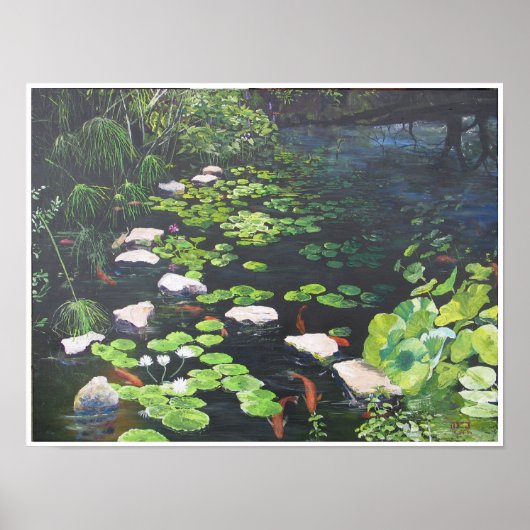 Zilker Park Lillies Poster (Voorkant)