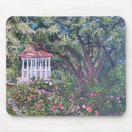 Zilker's Mabel Davis Roos Garden Muismat (Voorkant)