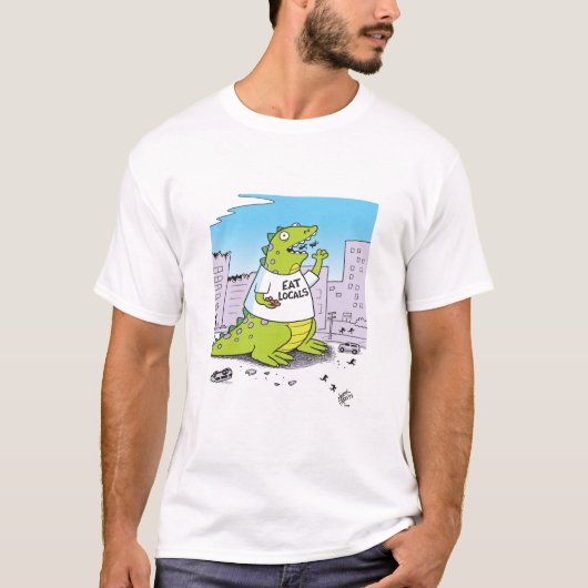 Zilla Eet Lokalen T-shirt (Voorkant)