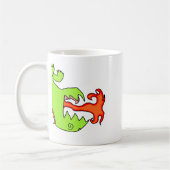 zilla krijgt een drink koffiemok (Links)