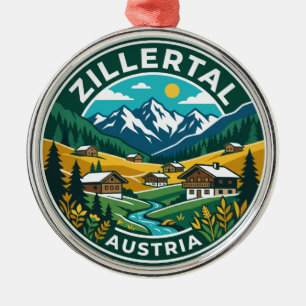 Zillertal Oostenrijk Metalen Ornament