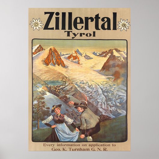 ZILLERTAL POSTER (Voorkant)