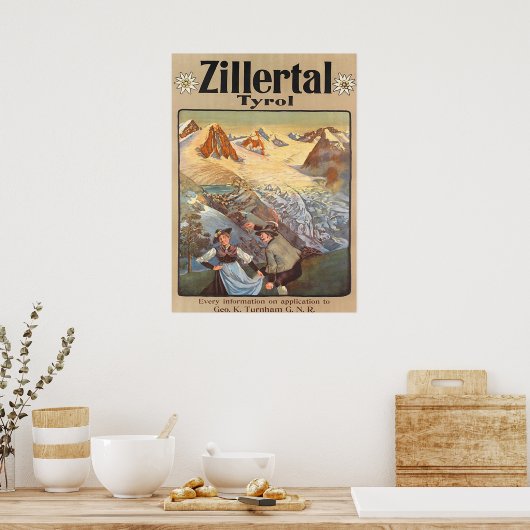 ZILLERTAL POSTER (Keuken)