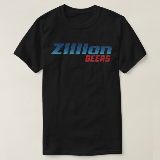 Zillion Beers Natty Light Sticker T-shirt (Design voorkant)