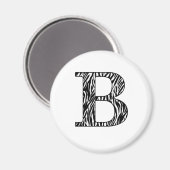 Zilly Zebra B Magneet (Voorkant / Achterkant)