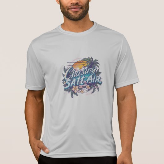 Zilte lucht najagen t-shirt (Voorkant)