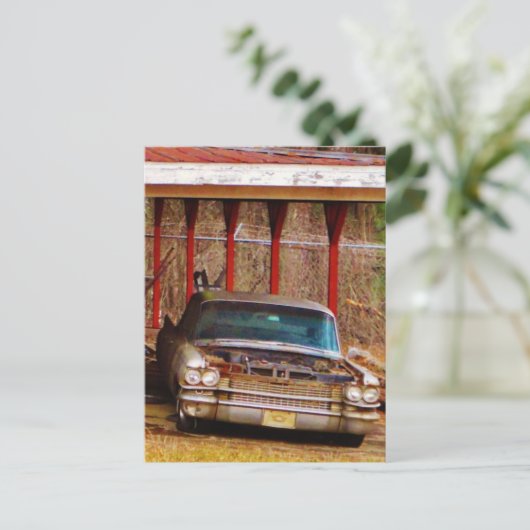 Zilver 1963 Sadan Deville Briefkaart (Staand voorkant)