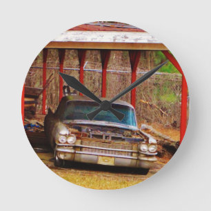 Zilver 1963 Sadan Deville Ronde Klok