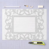 Zilver  Acanthus Leaf  Lijst Tissuepapier (Craft)