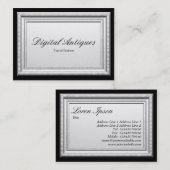 Zilver Afbeelding Lijst Visitekaartje (Voorkant / Achterkant)