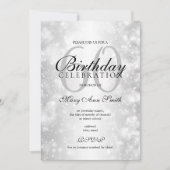 Zilver alle leeftijden op feestdag kaart (Voorkant)