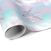 Zilver als RN Caduceus Medical Moeder Pearl Cadeaupapier (Rol Hoek)