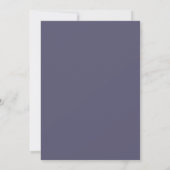 Zilver Amethyst Geschilderd Huwelijk Kaart (Achterkant)