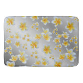 zilver, aziaans, geel, wit, bloem, helder, goud, badmat (Voorkant)