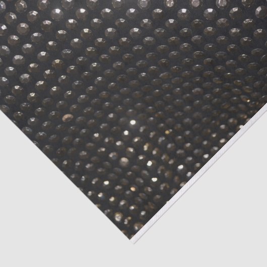 Zilver bestudeerde metalen zwarte weefsels tissuepapier (Detail)