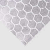 Zilver, bijenkuspatroon, modern, trendy, patroon, tissuepapier (Detail)