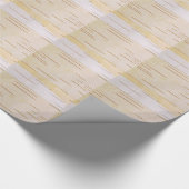 Zilver Birch Bark Wrapping Paper Cadeaupapier (Hoek)