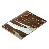 Zilver Birch Natural Tree Bark Notitieboek (Linkerzijde)