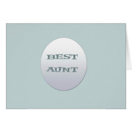 Zilver/Blauw Beste Tante