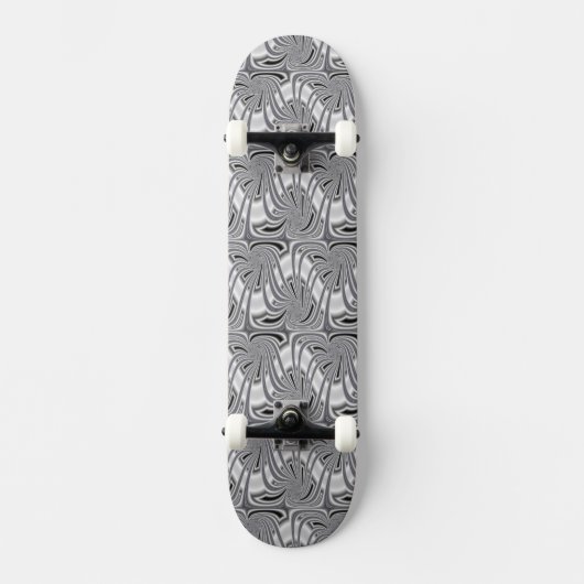Zilver Bord Persoonlijk Skateboard (Voorkant)
